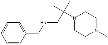 benzyl[2-methyl-2-(4-methylpiperazin-1-yl)propyl]amine 化学構造式