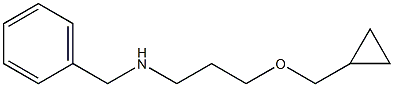 benzyl[3-(cyclopropylmethoxy)propyl]amine Structure