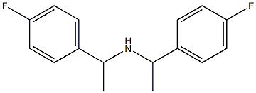 bis[1-(4-fluorophenyl)ethyl]amine 化学構造式