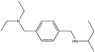 butan-2-yl({4-[(diethylamino)methyl]phenyl}methyl)amine Structure