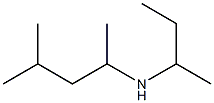 butan-2-yl(4-methylpentan-2-yl)amine Structure