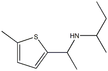 butan-2-yl[1-(5-methylthiophen-2-yl)ethyl]amine Structure