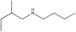 butyl(2-methylbutyl)amine Structure