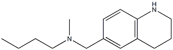 butyl(methyl)(1,2,3,4-tetrahydroquinolin-6-ylmethyl)amine 结构式