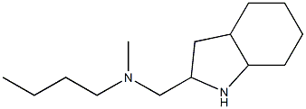 butyl(methyl)(octahydro-1H-indol-2-ylmethyl)amine 结构式