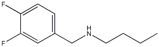 butyl[(3,4-difluorophenyl)methyl]amine 化学構造式