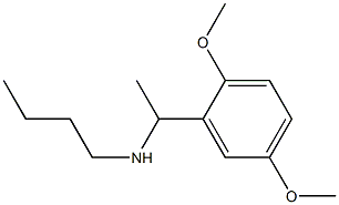 butyl[1-(2,5-dimethoxyphenyl)ethyl]amine,,结构式