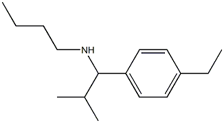 butyl[1-(4-ethylphenyl)-2-methylpropyl]amine Structure