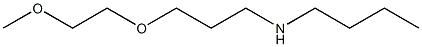 butyl[3-(2-methoxyethoxy)propyl]amine Structure