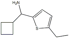 cyclobutyl(5-ethylthiophen-2-yl)methanamine Structure