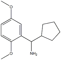 cyclopentyl(2,5-dimethoxyphenyl)methanamine,,结构式