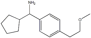 cyclopentyl[4-(2-methoxyethyl)phenyl]methanamine