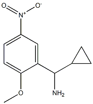 cyclopropyl(2-methoxy-5-nitrophenyl)methanamine|