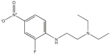 diethyl({2-[(2-fluoro-4-nitrophenyl)amino]ethyl})amine Structure