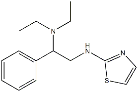  diethyl[1-phenyl-2-(1,3-thiazol-2-ylamino)ethyl]amine