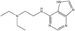 diethyl[2-(7H-purin-6-ylamino)ethyl]amine Structure