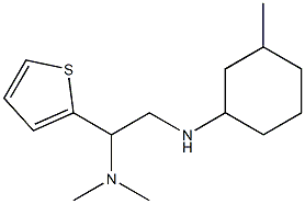 dimethyl({2-[(3-methylcyclohexyl)amino]-1-(thiophen-2-yl)ethyl})amine|