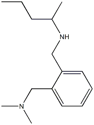 dimethyl({2-[(pentan-2-ylamino)methyl]phenyl}methyl)amine 结构式