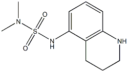 dimethyl(1,2,3,4-tetrahydroquinolin-5-ylsulfamoyl)amine 化学構造式