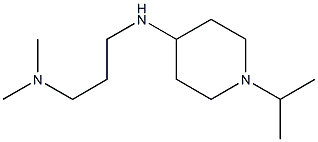 dimethyl(3-{[1-(propan-2-yl)piperidin-4-yl]amino}propyl)amine Structure