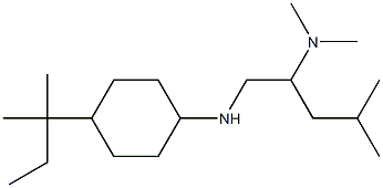 dimethyl(4-methyl-1-{[4-(2-methylbutan-2-yl)cyclohexyl]amino}pentan-2-yl)amine