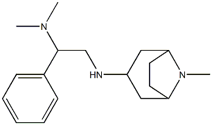 dimethyl[2-({8-methyl-8-azabicyclo[3.2.1]octan-3-yl}amino)-1-phenylethyl]amine 结构式