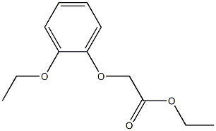 ethyl 2-(2-ethoxyphenoxy)acetate Struktur