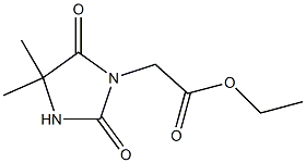 ethyl 2-(4,4-dimethyl-2,5-dioxoimidazolidin-1-yl)acetate Structure