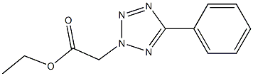 ethyl 2-(5-phenyl-2H-1,2,3,4-tetrazol-2-yl)acetate Structure