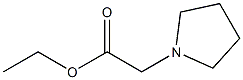 ethyl 2-(pyrrolidin-1-yl)acetate Structure