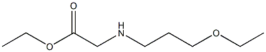 ethyl 2-[(3-ethoxypropyl)amino]acetate Structure