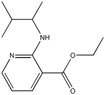 ethyl 2-[(3-methylbutan-2-yl)amino]pyridine-3-carboxylate Structure