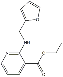 ethyl 2-[(furan-2-ylmethyl)amino]pyridine-3-carboxylate,,结构式