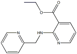 ethyl 2-[(pyridin-2-ylmethyl)amino]pyridine-3-carboxylate Structure