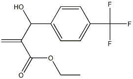 ethyl 2-{hydroxy[4-(trifluoromethyl)phenyl]methyl}prop-2-enoate Structure