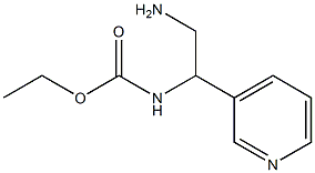 ethyl 2-amino-1-pyridin-3-ylethylcarbamate 化学構造式