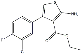 ethyl 2-amino-4-(3-chloro-4-fluorophenyl)thiophene-3-carboxylate