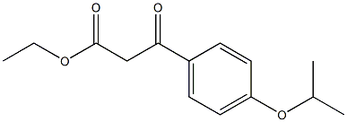 ethyl 3-oxo-3-[4-(propan-2-yloxy)phenyl]propanoate,,结构式