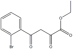 ethyl 4-(2-bromophenyl)-2,4-dioxobutanoate,,结构式