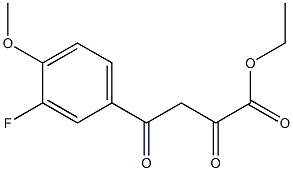  ethyl 4-(3-fluoro-4-methoxyphenyl)-2,4-dioxobutanoate