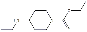 ethyl 4-(ethylamino)piperidine-1-carboxylate 化学構造式