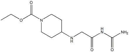 ethyl 4-{[2-(carbamoylamino)-2-oxoethyl]amino}piperidine-1-carboxylate Structure