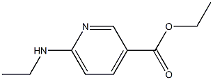 ethyl 6-(ethylamino)pyridine-3-carboxylate,,结构式
