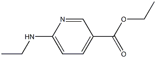 ethyl 6-(ethylamino)pyridine-3-carboxylate Struktur