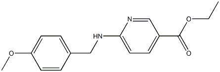ethyl 6-{[(4-methoxyphenyl)methyl]amino}pyridine-3-carboxylate