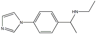 ethyl({1-[4-(1H-imidazol-1-yl)phenyl]ethyl})amine Structure