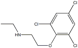 ethyl[2-(2,4,6-trichlorophenoxy)ethyl]amine Structure