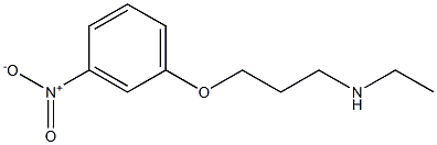 ethyl[3-(3-nitrophenoxy)propyl]amine 结构式