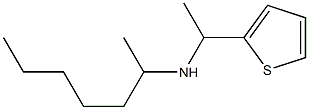 heptan-2-yl[1-(thiophen-2-yl)ethyl]amine,,结构式
