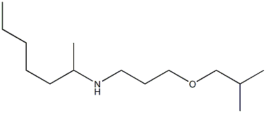heptan-2-yl[3-(2-methylpropoxy)propyl]amine Structure